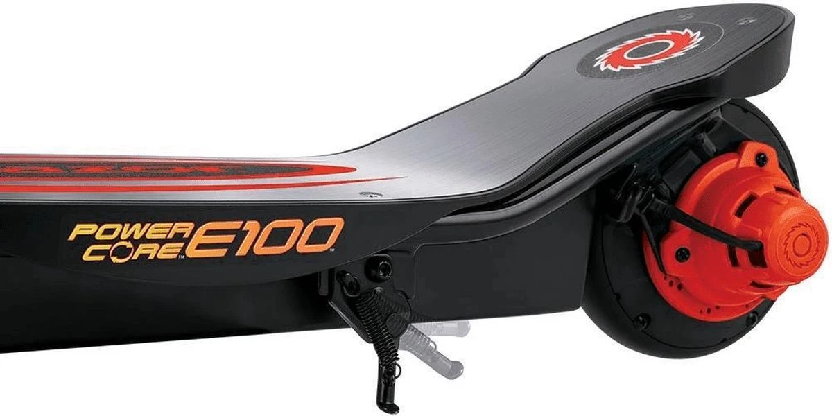 Razor Power Core E100 Electric Scooter - Elektrische Step - ALU RED - Afbeelding 7