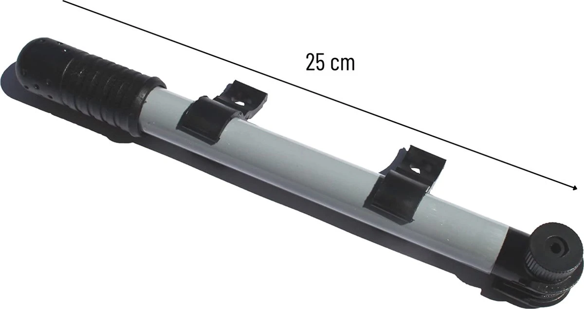 Orange85 Handpomp - Fietspomp - 25 Cm - Zwart - Zilver - Afbeelding 5