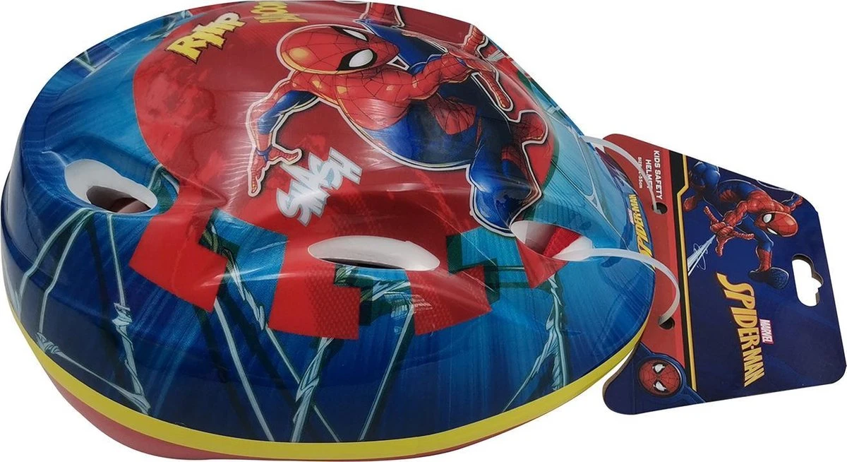 Fietshelm Marvel Spider-Man 51-55cm - Blauw/rood - Afbeelding 3