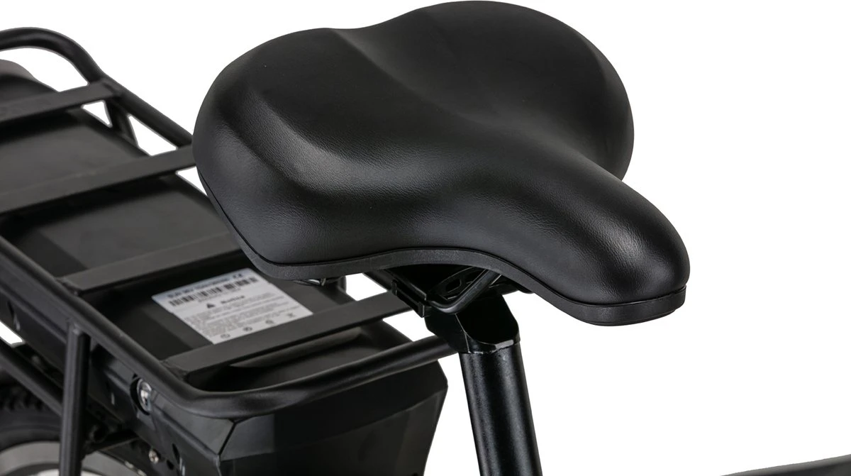 Red6 Elektrische Fiets Brooklyn - E-bike Fiets - 40-65KM | 28 Inch | 250W Motor | Zwart - Afbeelding 4