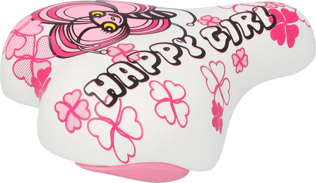 XLC Kinderzadel - Universeel - Wit/Roze - SA-C02 - Afbeelding 4