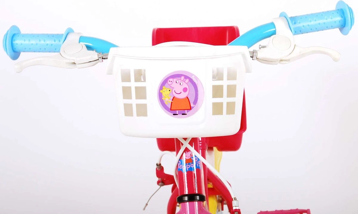 Volare Peppa Pig Kinderfiets - Meisjes - 12 Inch - Roze - 2 Handremmen - Afbeelding 7