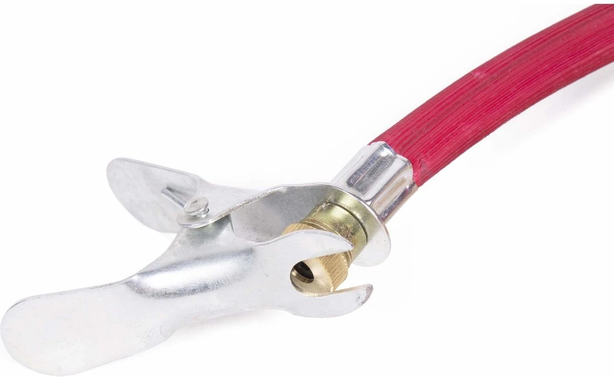 Benson Nederlandse Klassieke Fietspomp - Houten Voetplaat - Max Druk 3 Bar - Afbeelding 7