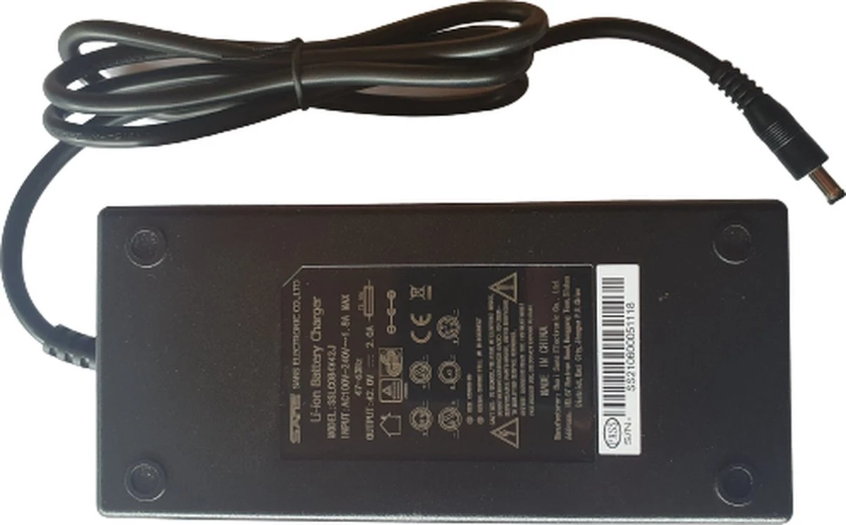 E Bike Oplader Lader 36volt E-bike Fiets - Afbeelding 3