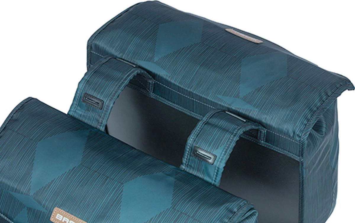 Basil Elegance Dubbele Fietstas - 40-49 Liter - Estate Blauw - Afbeelding 3