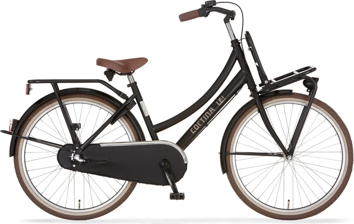 Cortina U4 Mini - Stadsfiets - M24 - Jet Black Matt - Matzwart - R3 - Afbeelding 8