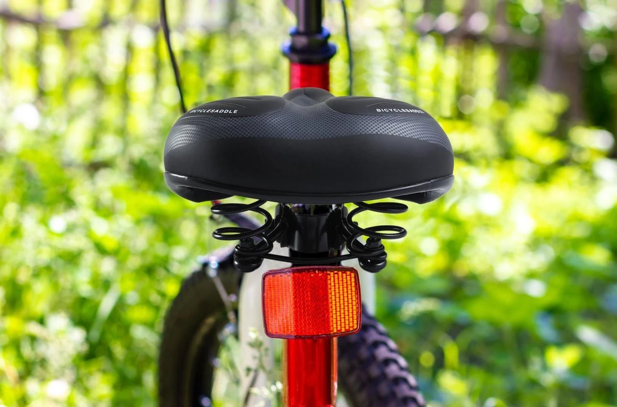 909 OUTDOOR Stadsfietszadel - Mountainbike Fietszadel - PU-leer - Comfortabel - Voor Elke Fiets - Waterdicht - Afbeelding 2