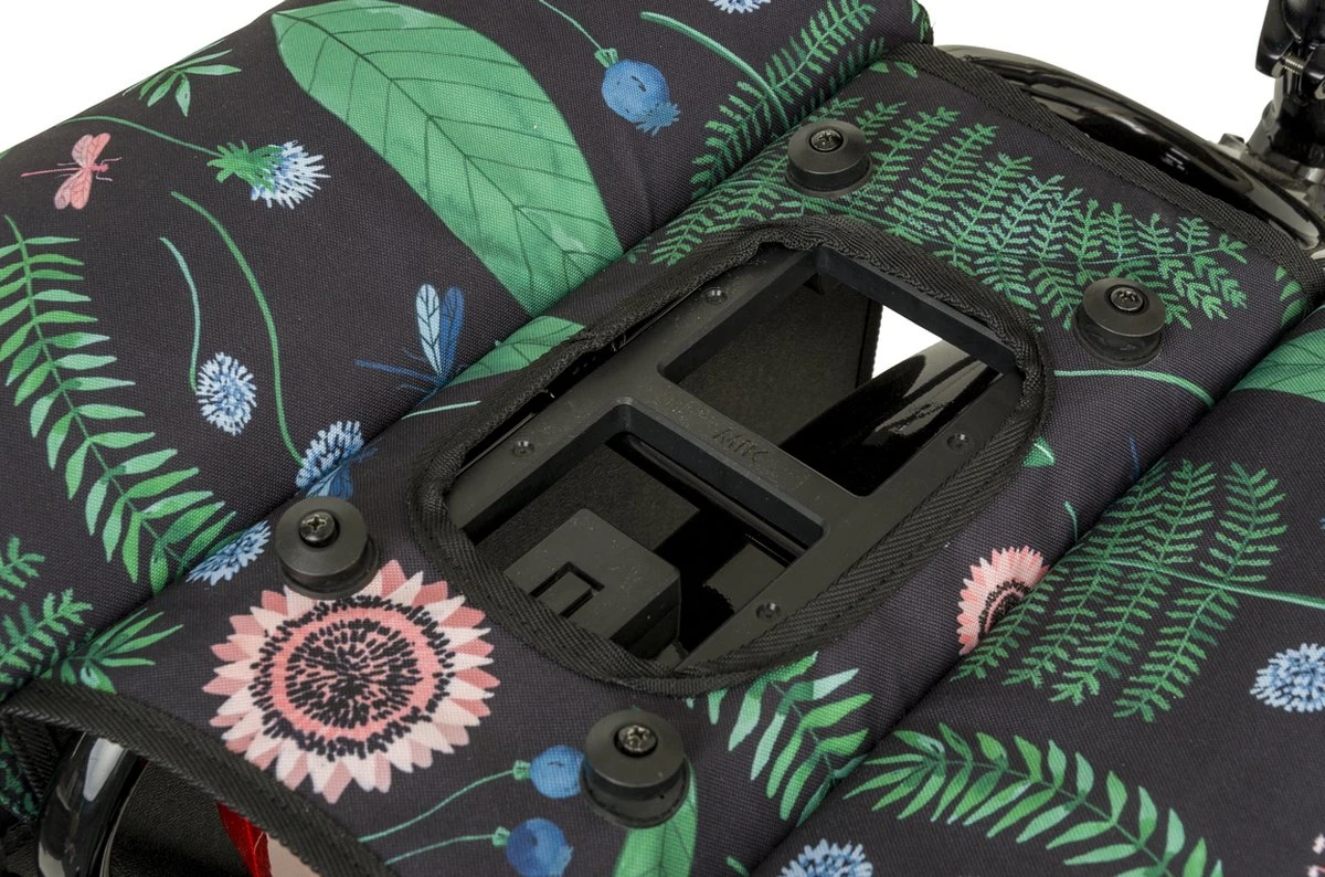 Fastrider Nyla Dubbele Fietstas Botanic Groen - 32L - Afbeelding 8