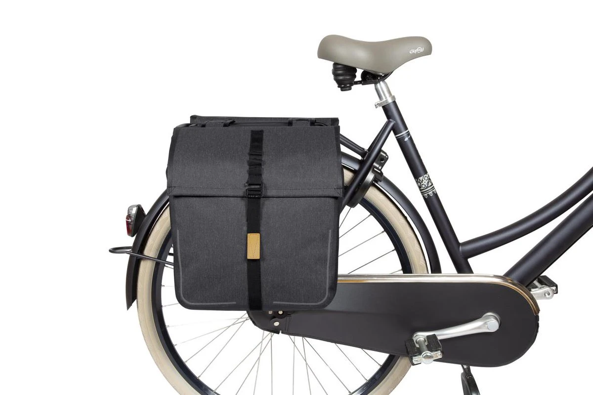 Basil Urban Dry Dubbele Fietstas - Grijs - 50 Liter - Afbeelding 3