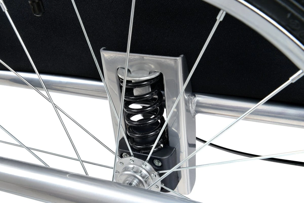 Fietskar Kind - Fietsaanhanger - Met Schokbreker - Blauw - Afbeelding 8