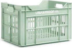 URBAN PROOF Fietskrat - 30 L - Vintagegroen