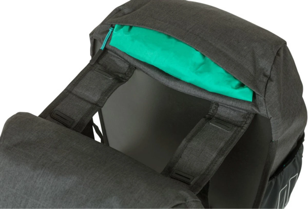 Basil Discovery Dubbele Fietstas - Zwart - 18 Liter - Afbeelding 7