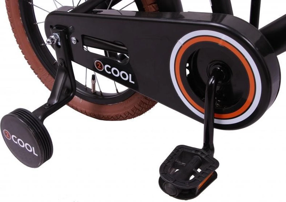 Amigo 2Cool Jongensfiets - Kinderfiets 16 Inch - Matzwart - Afbeelding 14