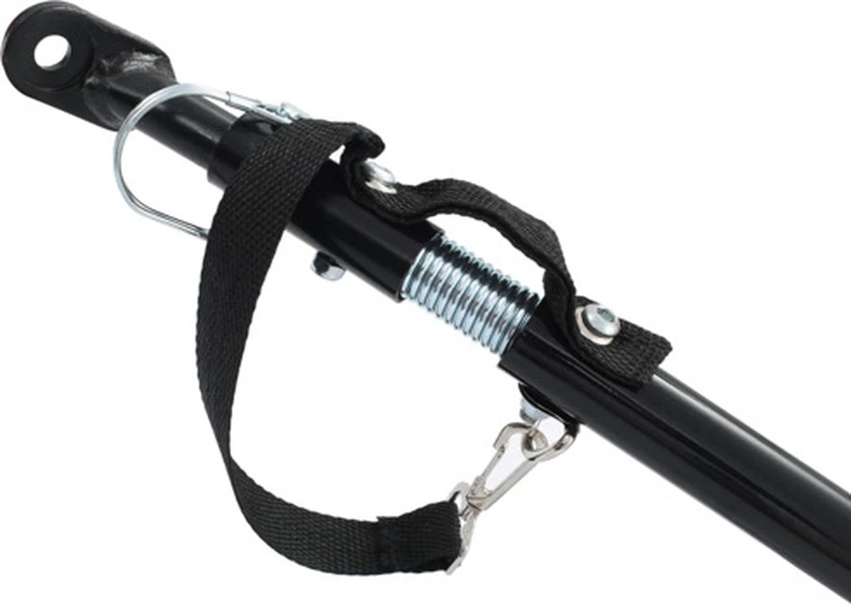 VidaXL Fietskar 130x73x48.5 Cm Staal Zwart - Afbeelding 9