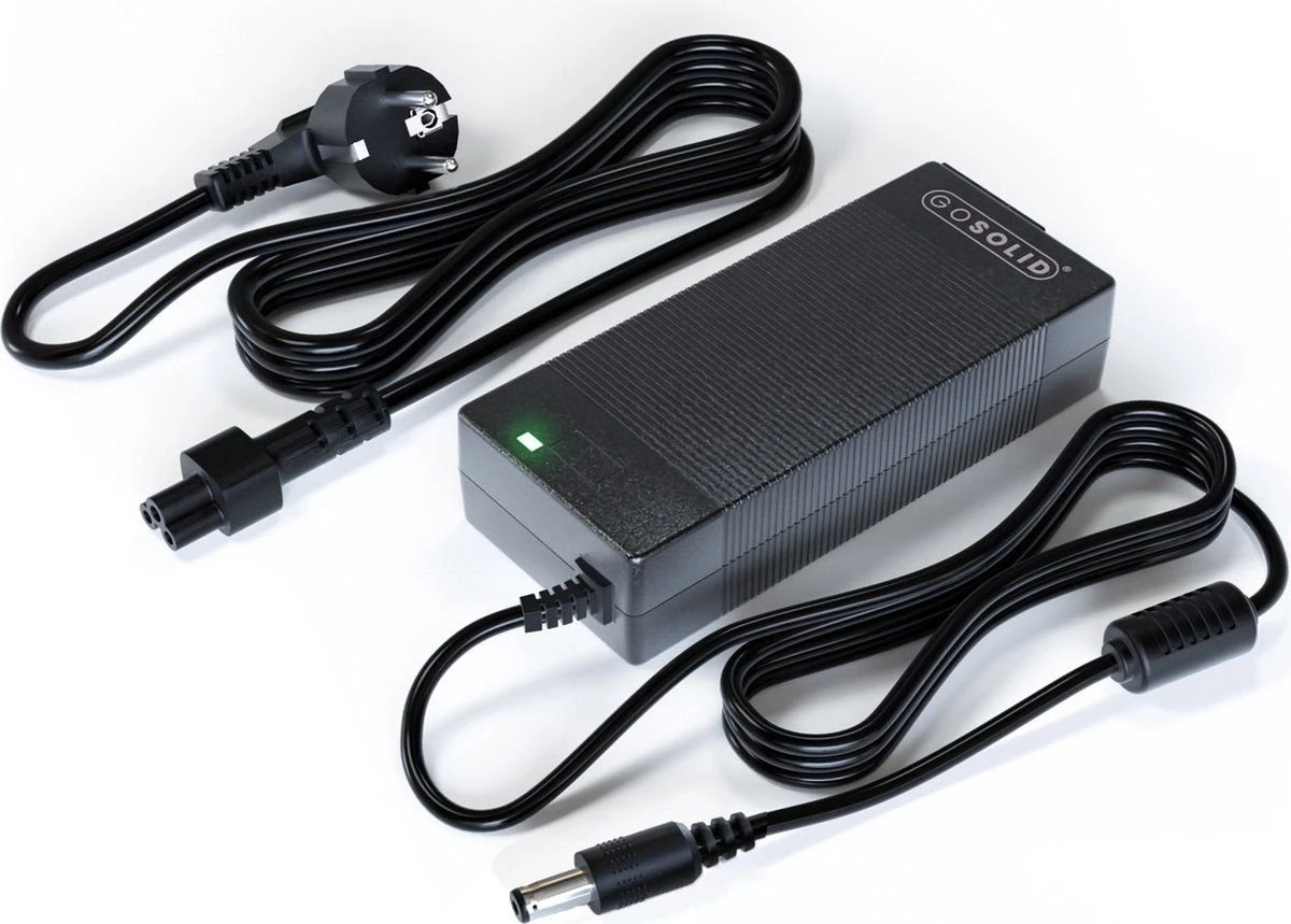 GO SOLID! ® Babboe Bakfiets - Acculader 42V 2A - Afbeelding 2