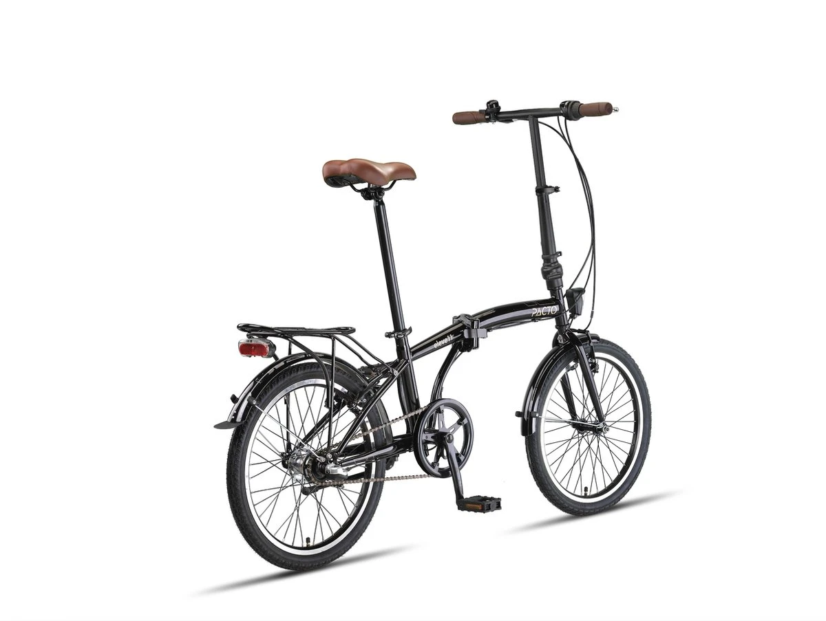 PACTO ELEVEN FOLDING BIKE BLACK/GOLD 3v VOUWFIETS PLOOIFIETS - Afbeelding 2