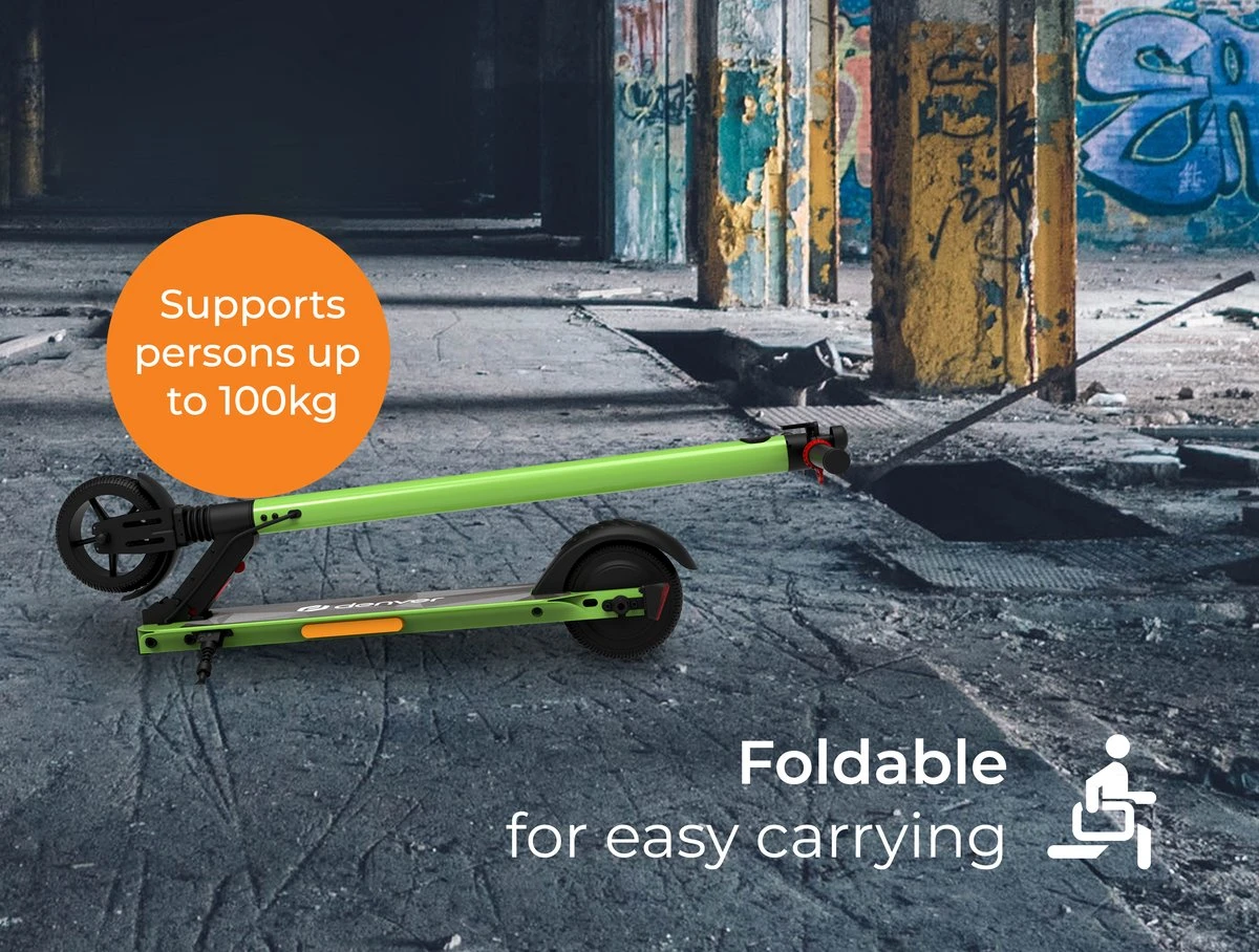 Denver Elektrische Step Volwassenen - Topsnelheid 25KM/U - 300W - Inklapbaar - 6.5 Inch Wielen - LED Licht- SEL65230F - Zwart - Afbeelding 4