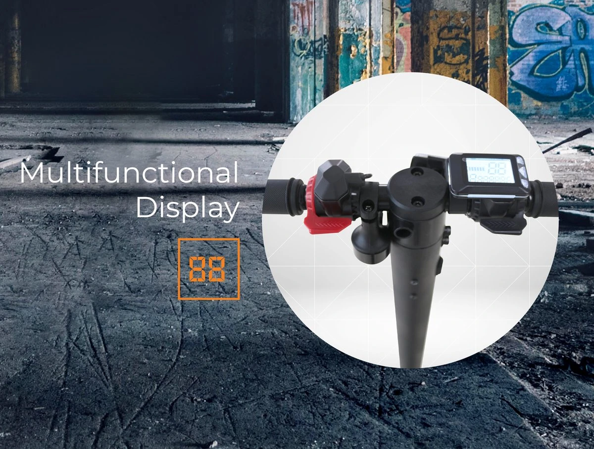 Denver Elektrische Step Volwassenen - Topsnelheid 25KM/U - 300W - Inklapbaar - 6.5 Inch Wielen - LED Licht- SEL65230F - Zwart - Afbeelding 5