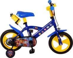 Nickelodeon Paw Patrol Kinderfiets - Jongens - 12 Inch - Blauw/Geel - Doortrapper