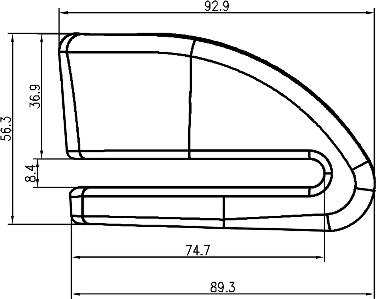 VINZ Pico Schijfremslot Alarm ART4 - Geel - Afbeelding 5