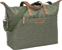 New Looxs Tendo Nomi Enkele Fietstas Laptoptas Shopper - 15 Inch Laptopvak - 21 Liter - Groen