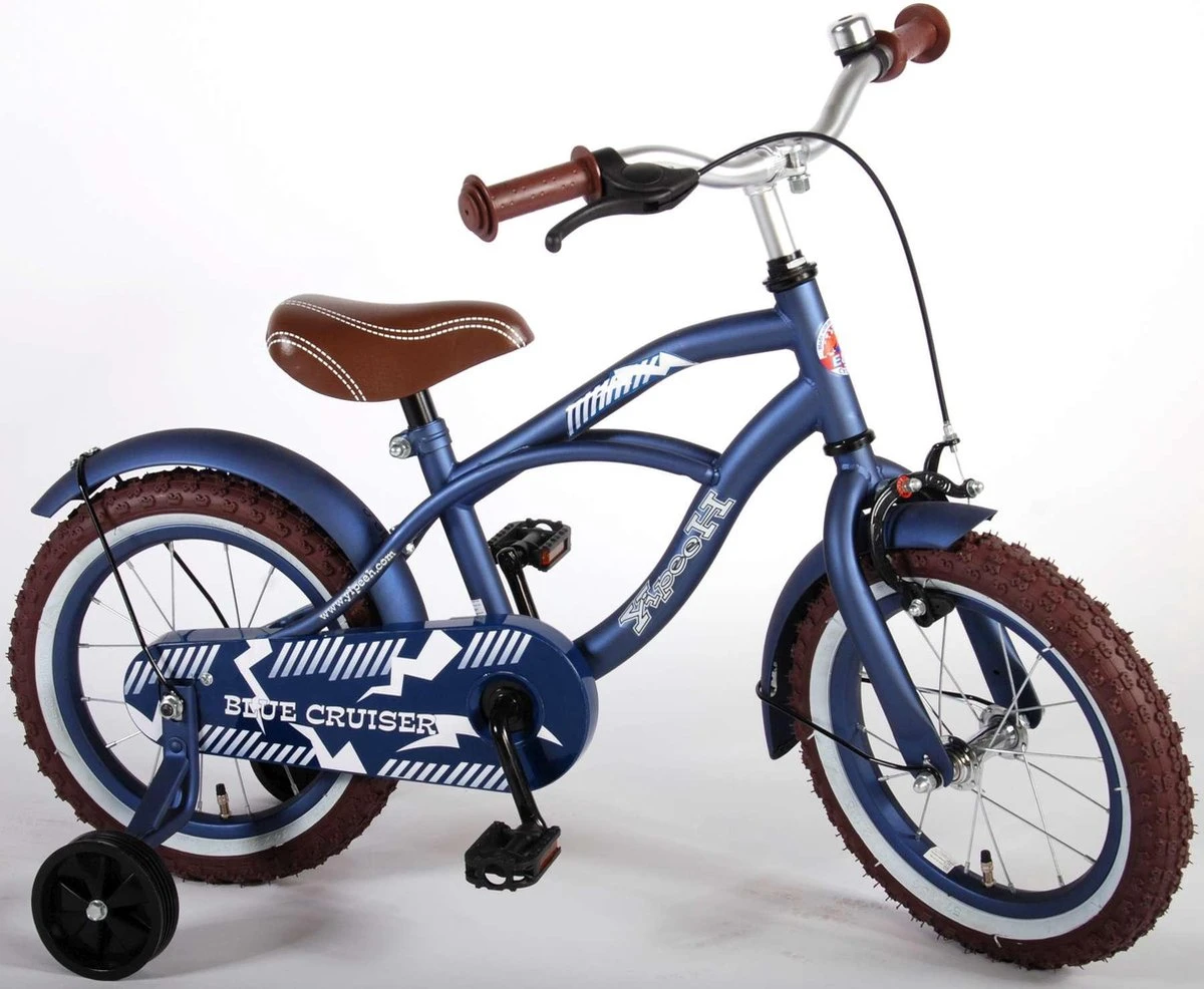 Volare Blue Cruiser Kinderfiets - Jongens - 14 Inch - Blauw - 95% Afgemonteerd - Afbeelding 6