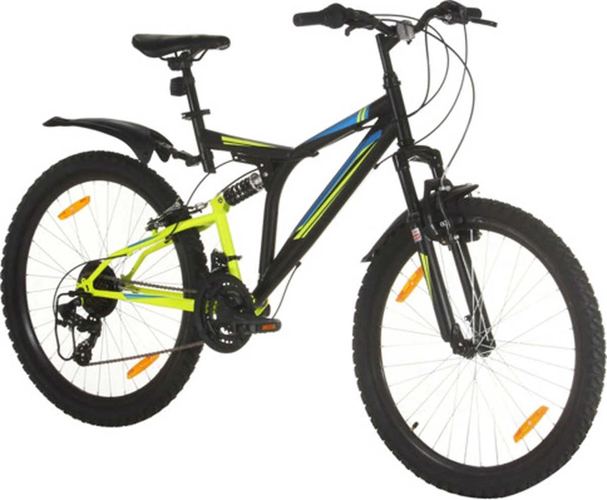 VidaXL Mountainbike 21 Versnellingen 26 Inch Wielen 49 Cm Zwart - Afbeelding 2