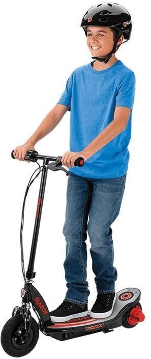 Razor Power Core E100 Electric Scooter - Elektrische Step - ALU RED - Afbeelding 5