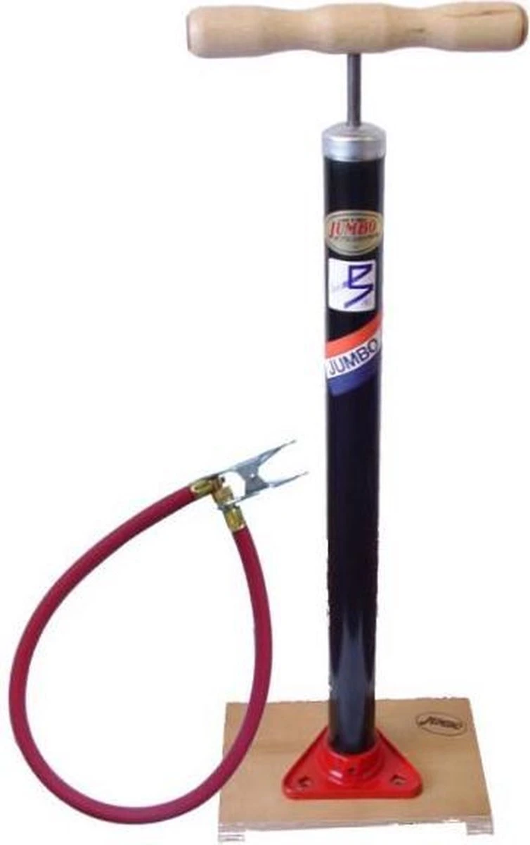 Jumbo Pomp - Fietspomp - Plank En Slang - Zwart - Afbeelding 6