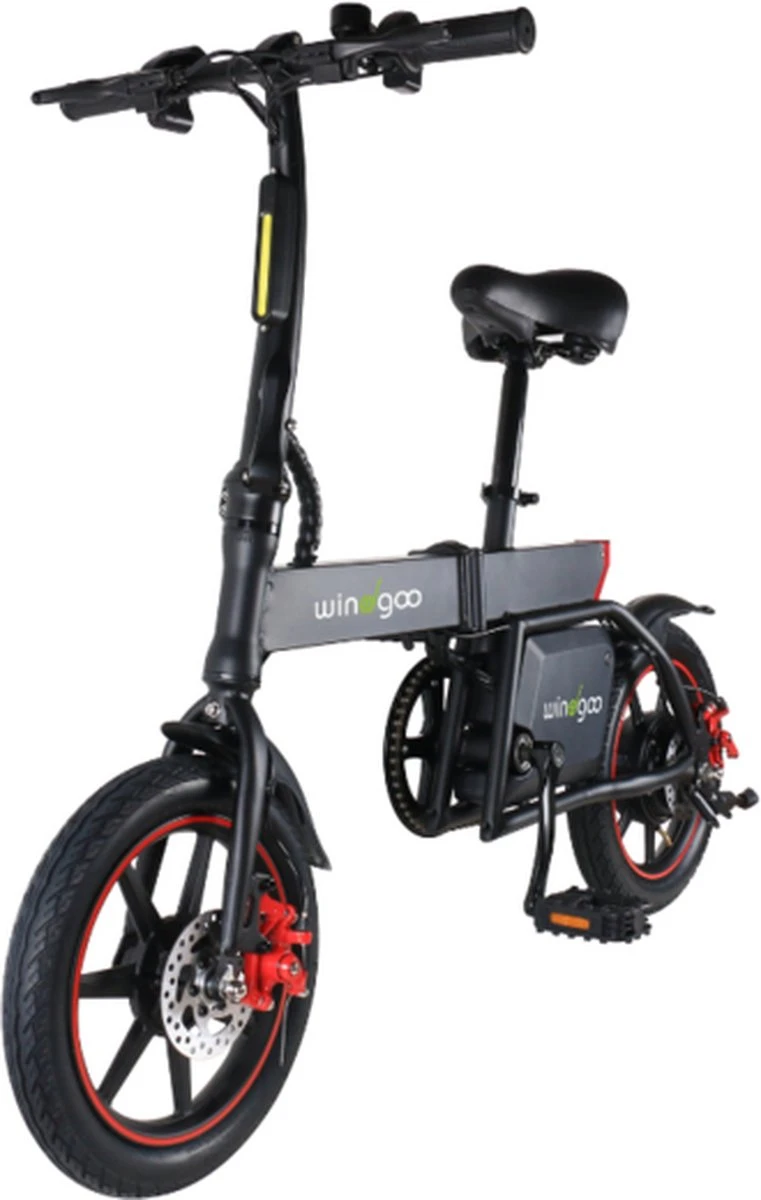 Elektrische Vouwfiets - Windgoo B20 PRO + Stepgo Reistas - 25 Km/h - Elektrische Fiets Opvouwbaar - Plooifiets Voor Kinderen & Volwassenen - Afbeelding 6