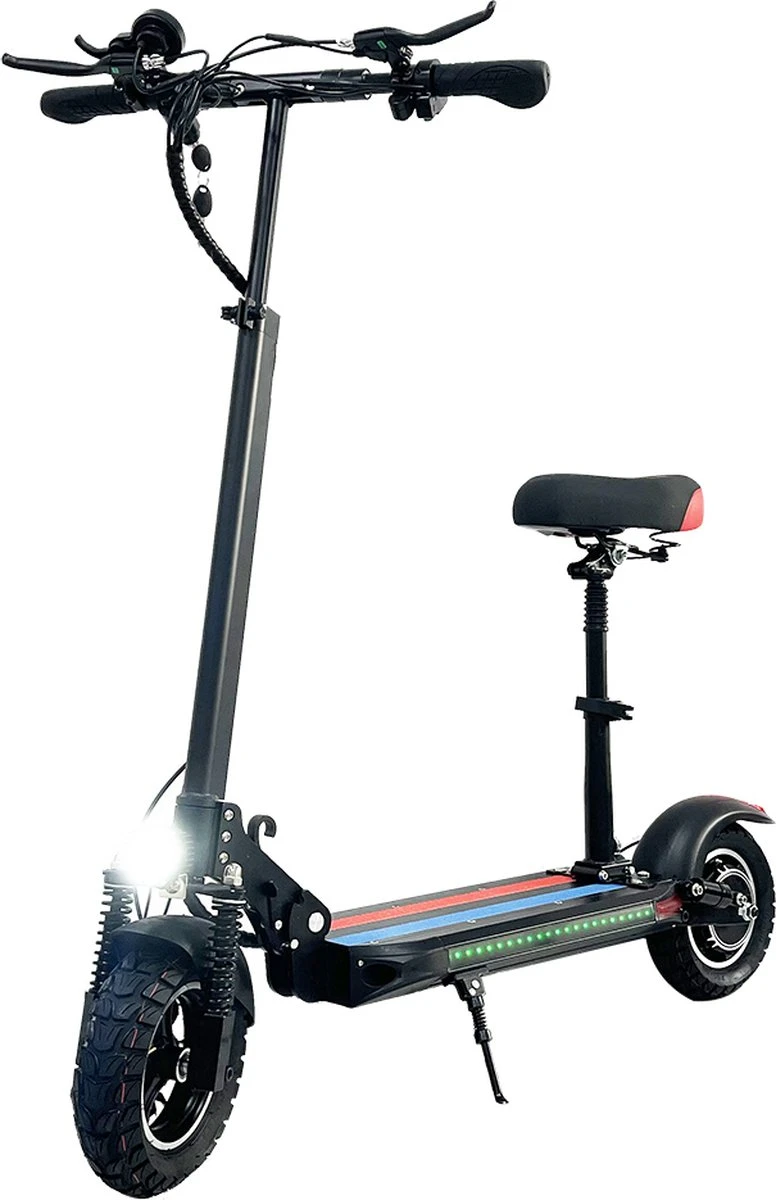 Shoppen Voor Iedereen X2 Elektrische Step-10 Inch- 800 Watt Vouwbaar – 45 Km/u - Afbeelding 4