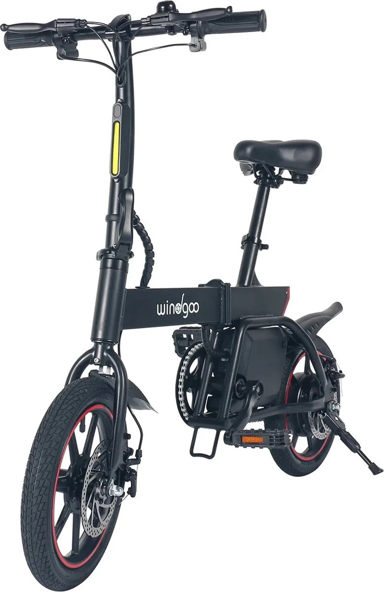 Merkloos Windgoo B20 V3- APP IOS Android - Elektrische Vouwfiets - E Bike - 7.8Ah Batterij - 250W - 14 Inch - 25 KM/H - Zwart - Afbeelding 4