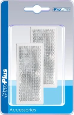 PROPLUS Pro Plus Reflector Zelfklevend - 82 X 36 Mm - Wit - 2 Stuks