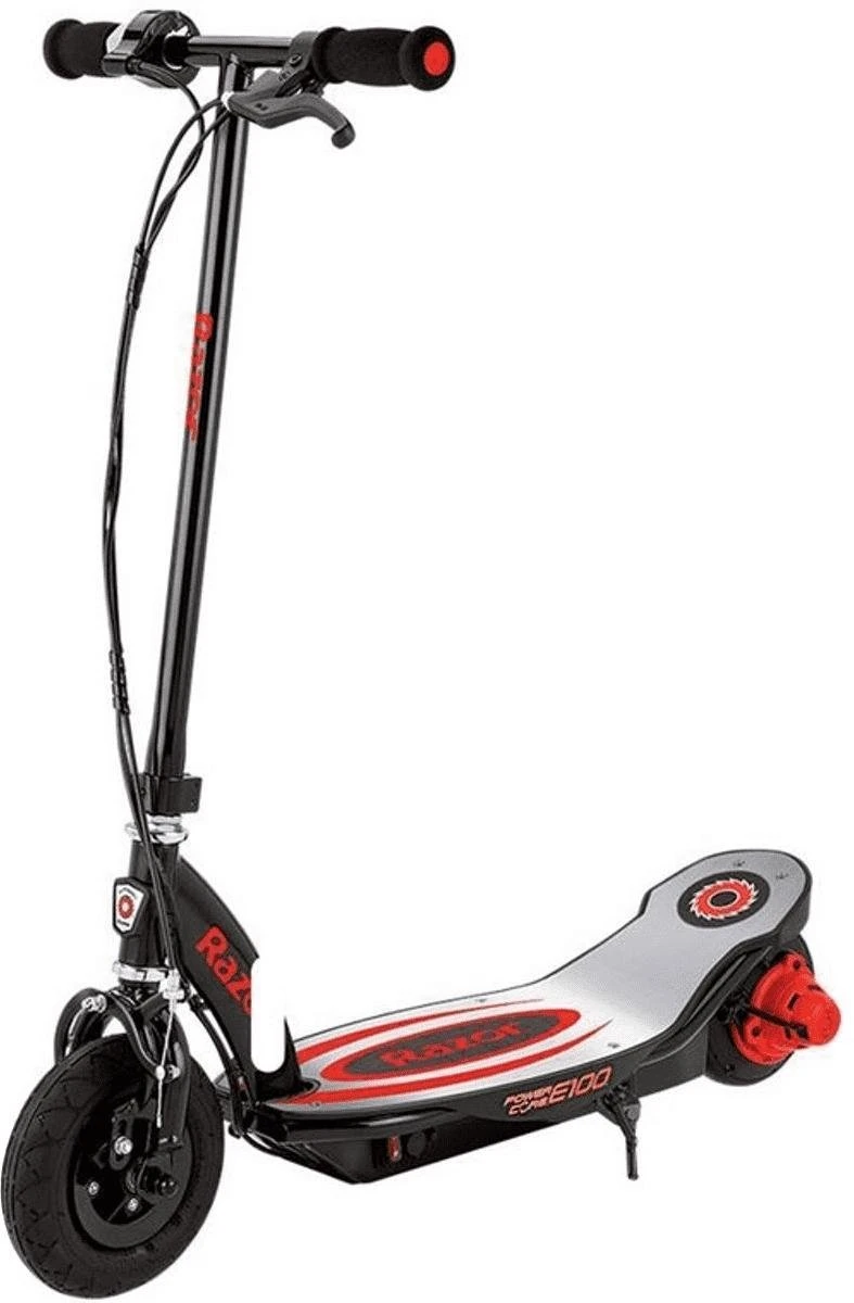 Razor Power Core E100 Electric Scooter - Elektrische Step - ALU RED - Afbeelding 8