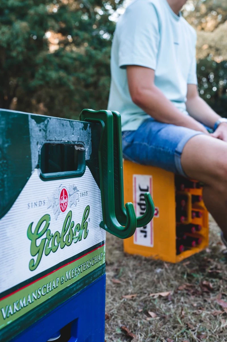 Merkloos Krathaak - Voor Het Veilig Vervoeren Van Een Krat Op Je Fiets - Afbeelding 2