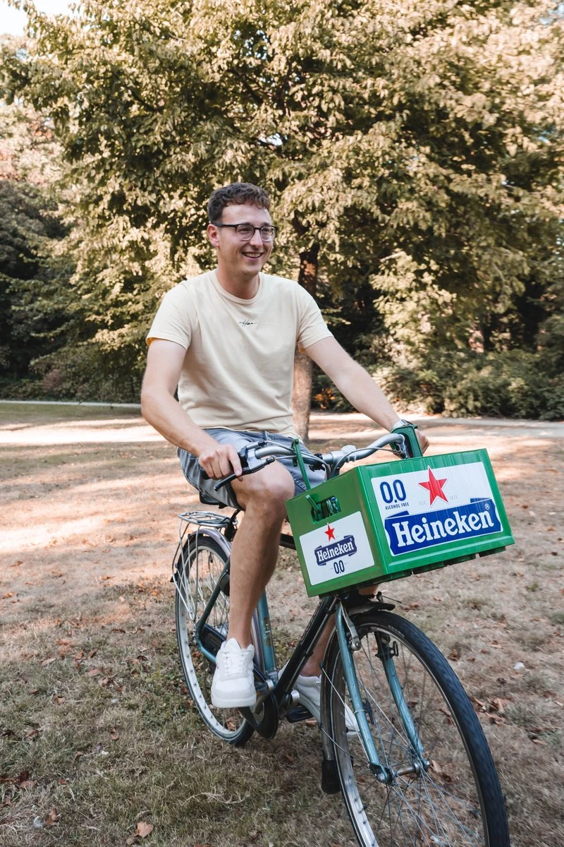 Merkloos Krathaak - Voor Het Veilig Vervoeren Van Een Krat Op Je Fiets - Afbeelding 6