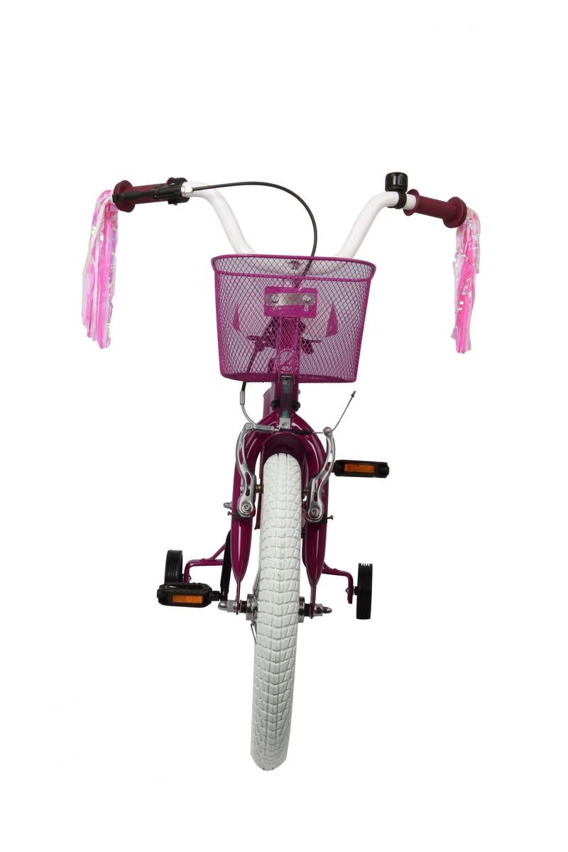 Amigo Flower Meisjesfiets - Kinderfiets 16 Inch - Paars - Afbeelding 11