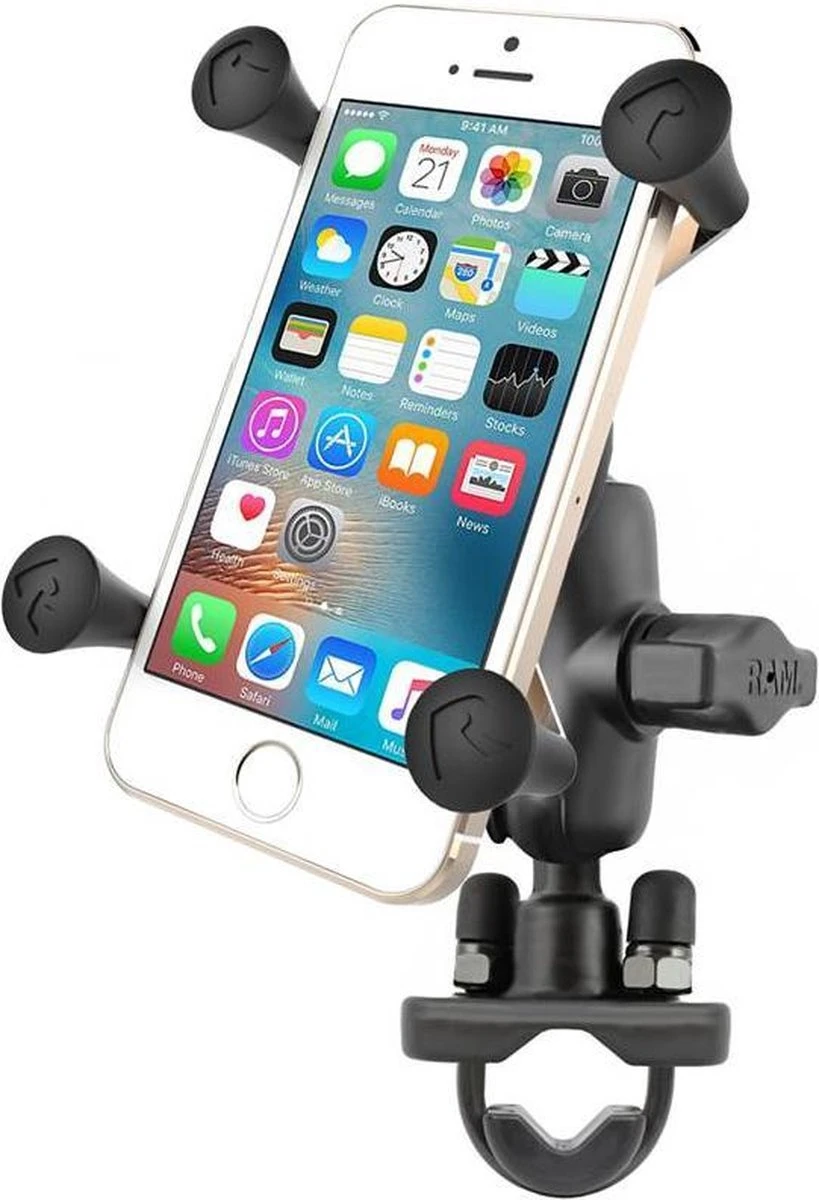 RAM Mounts RAM-B-149Z-A-UN7U - Mobiele Telefoon/Smartphone Actieve Houder Voor Op De Fiets - Zwart - Afbeelding 2