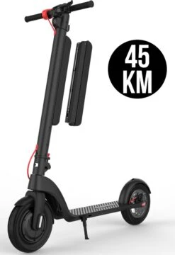 Elektrische Step Pro Voor Volwassenen - Elektrische Scooter Met 10'' Luchtbanden - Motorvermogen E Step Van 350W - Bereik Tot 45km Aan Snelheid Van 25km/u