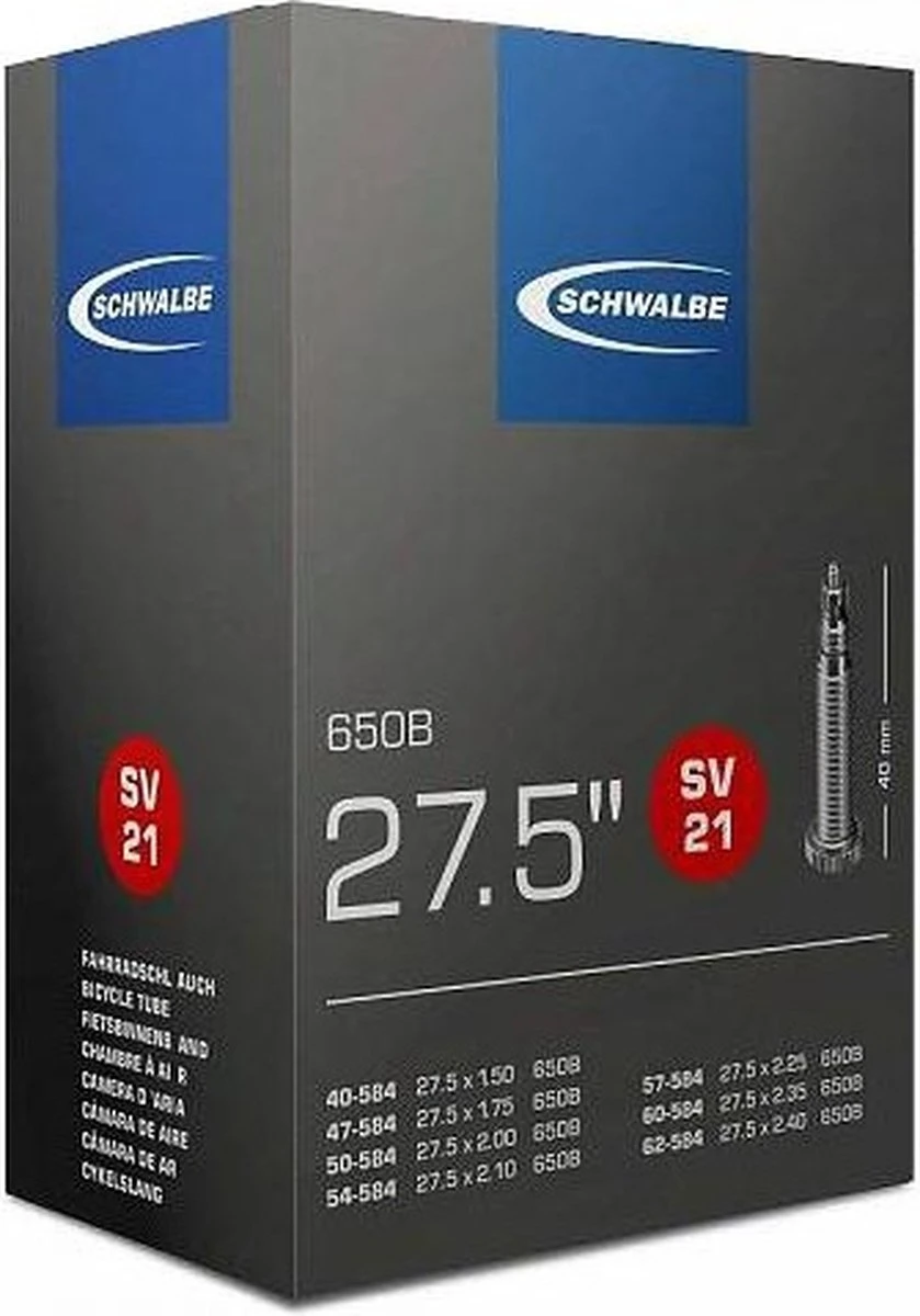Schwalbe Binnenband 27,5 X 1.50/2.40 (40/62-584) Fv 40 Mm - Afbeelding 2
