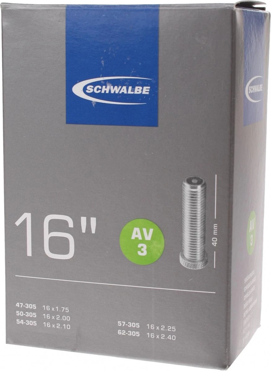 Schwalbe Binnenband 16 Inch (47/62-305) Av 40 Mm