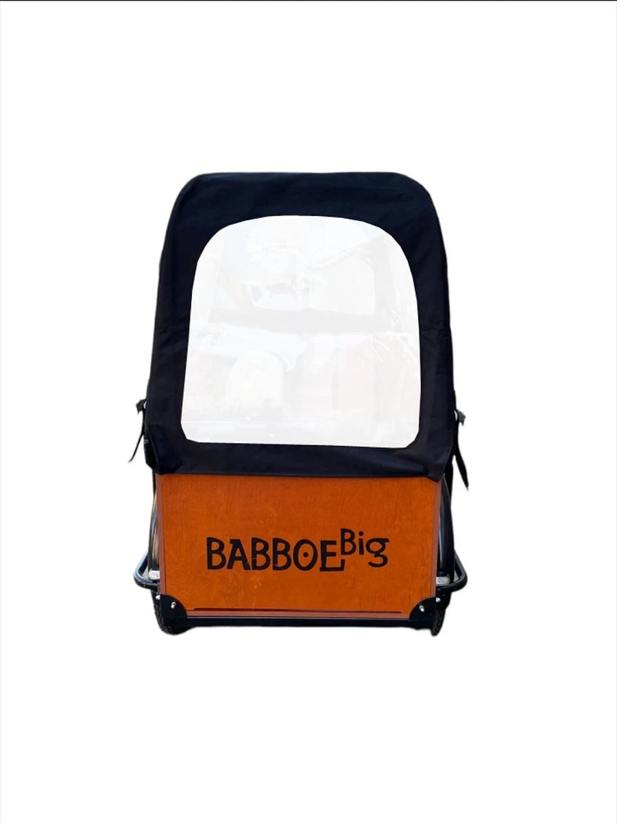 Babboe Big Regentent Bakfietshoes Kleur Zwart Bakfiets Huif (zonder Tentstokken) - Afbeelding 2