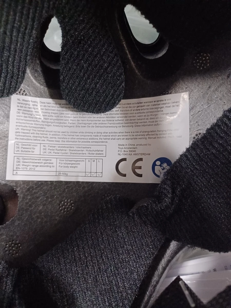 Fiets Of Skate Helm - SILVERBACK -Junior Sporthelm - Unisex - Zwart - Verstelbare Maat S-M-L - Afbeelding 4