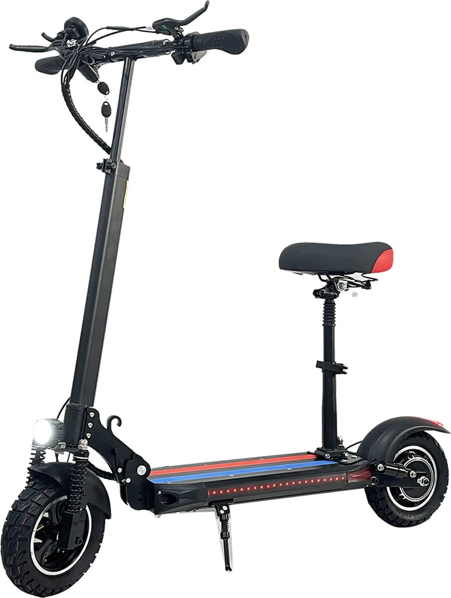 Shoppen Voor Iedereen X2 Elektrische Step-10 Inch- 800 Watt Vouwbaar – 45 Km/u - Afbeelding 6