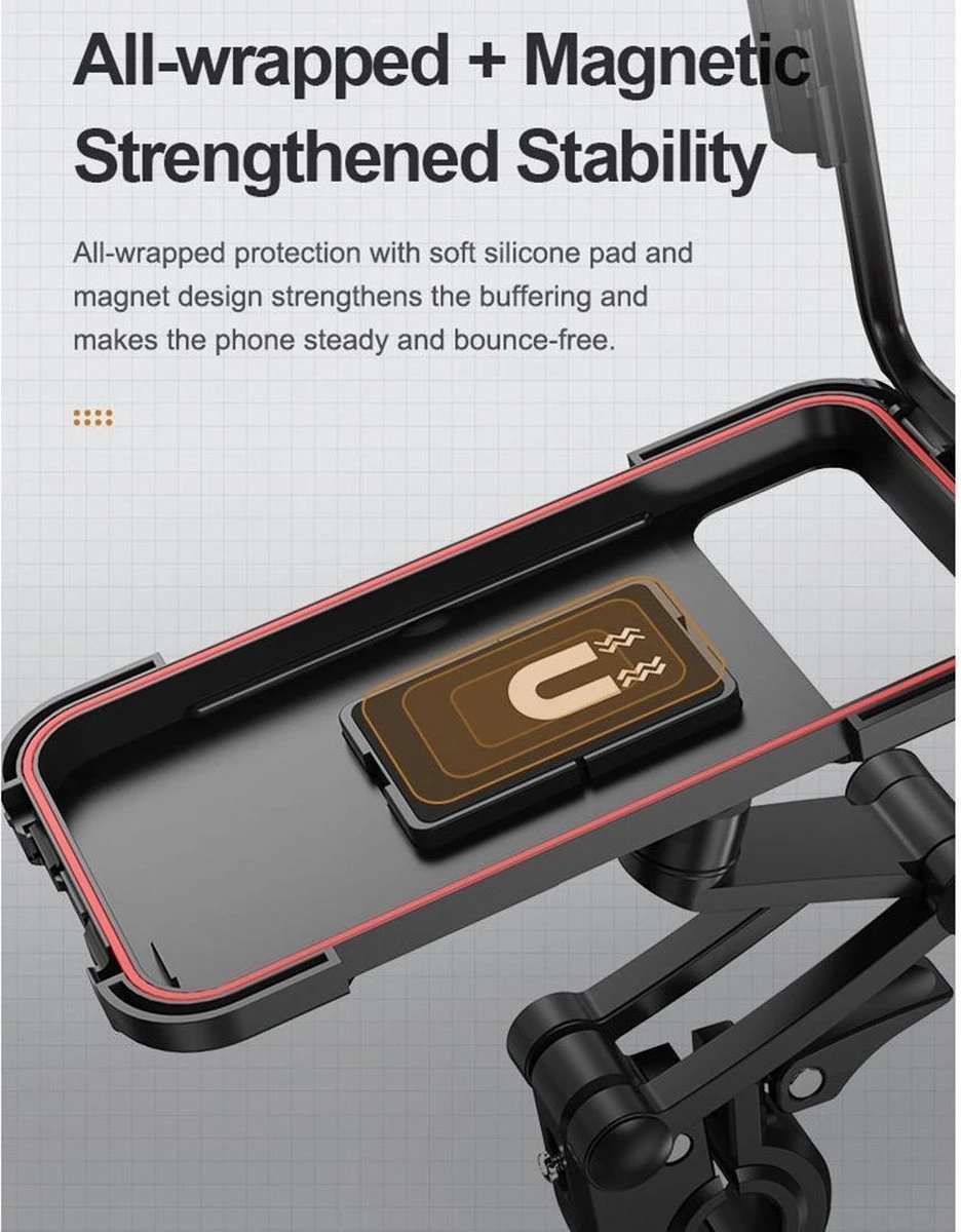 ROCK Waterbestendige Fiets Telefoonhouder Smartphones 4.5 Tot 6.7 Inch 3D Waterdicht Bescherming - Afbeelding 13