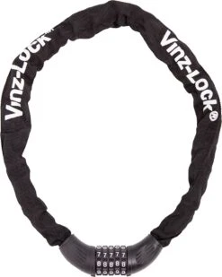VINZ Devi Combinatie Kettingslot / Fietsslot / Cijferslot / Cijfercombinatieslot / Slot Met Code - 90cm