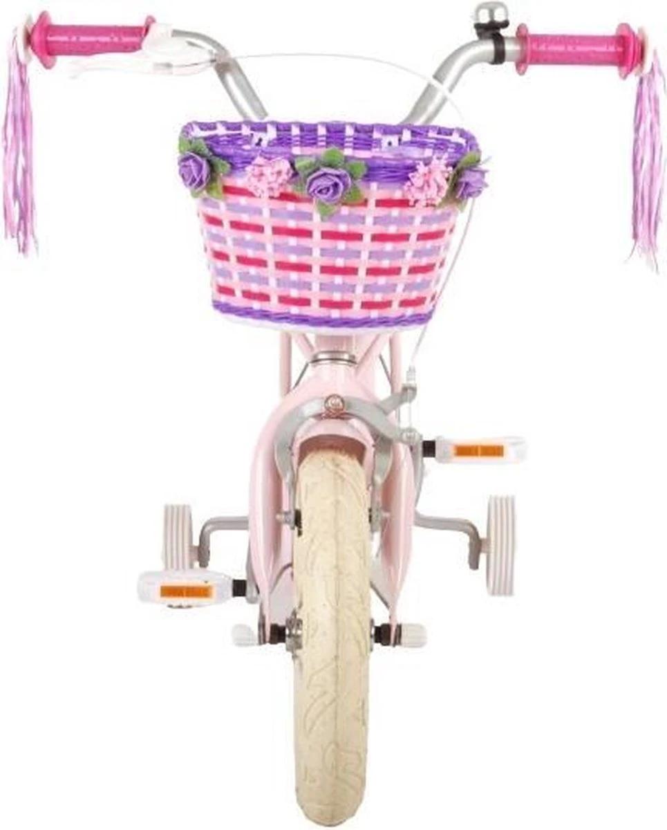 Volare Ashley Kinderfiets - Meisjes - 12 Inch - Roze - 95% Afgemonteerd - Afbeelding 17