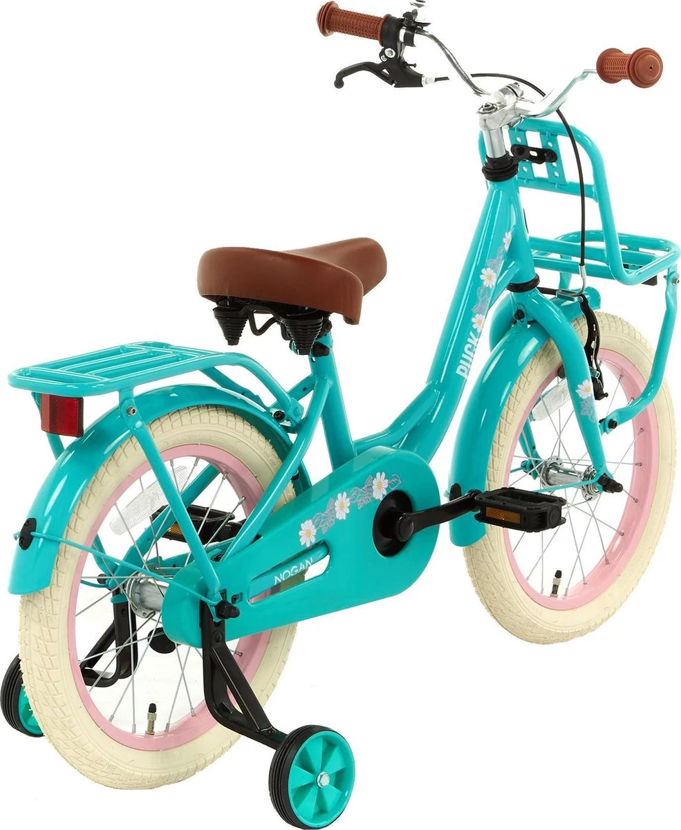 Nogan Puck - Kinderfiets - Meisjesfiets - 12 Inch - Turquoise - Afbeelding 5