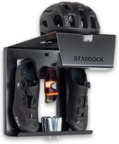 Stasdock® Happy Black - Fiets Ophangsysteem - Muurbeugel Fiets - Fietsbeugel - Fiets Ophangbeugel